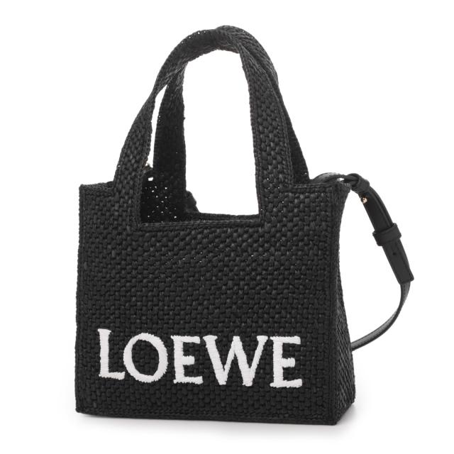 [あす着] ロエベ LOEWE トートバッグ 3WAY ショルダーバッグ レディース LOEWE FONT TOTE MINI
