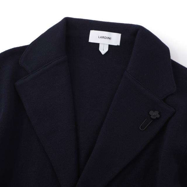 あす着] ラルディーニ LARDINI 2つボタン ニットジャケット メンズ