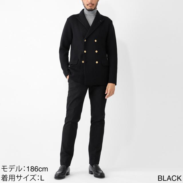 [あす着] ラルディーニ LARDINI ダブルブレスト ニットジャケット メンズ あす着] ラルディーニ LARDINI ダブルブレスト ニットジャケット メンズ