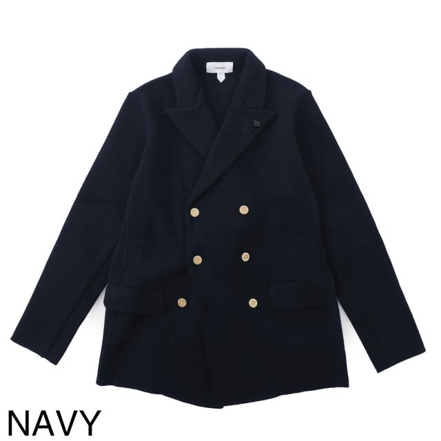 あす着] ラルディーニ LARDINI ダブルブレスト ニットジャケット メンズ