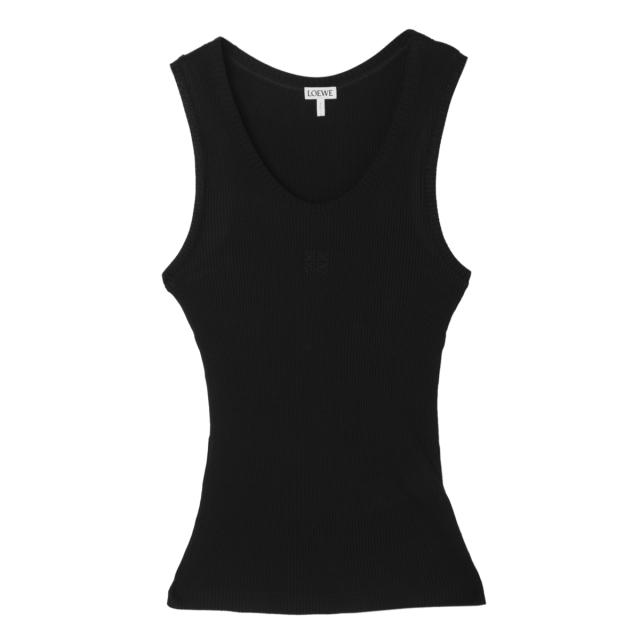 ロエベ LOEWE クロップド アナグラム タンクトップ(コットン)sサイズ ロエベ - クロップド アナグラム タンクトップ | HBX