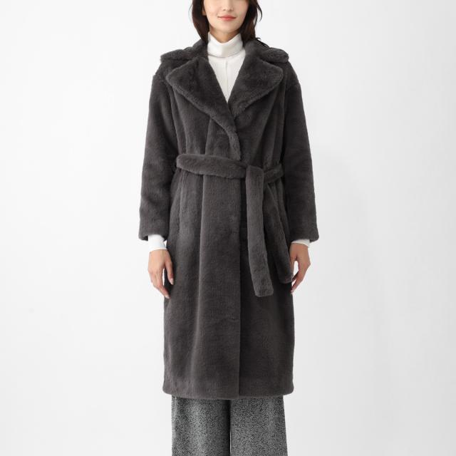 ヘルノ HERNO ロングコート ファーコート レディース COAT IN SOFT