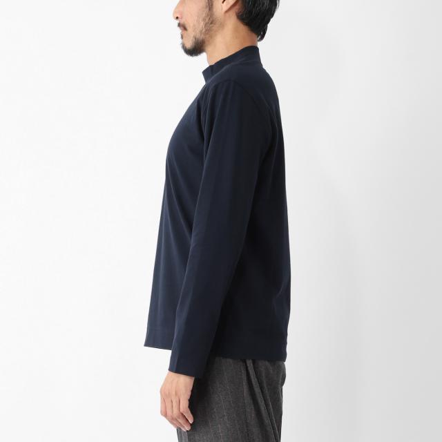 チルコロ CIRCOLO 1901 モックネックカットソー メンズ MOCKNECK JERSEY CASHMERE TOUCH カシミアタッチ_2