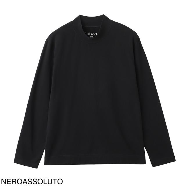 チルコロ CIRCOLO 1901 モックネックカットソー メンズ MOCKNECK JERSEY CASHMERE TOUCH カシミアタッチ_5