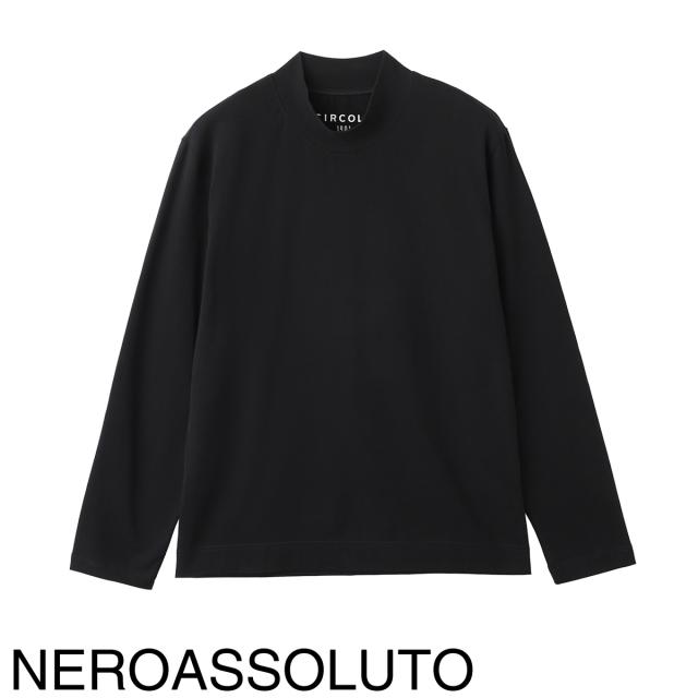 チルコロ CIRCOLO 1901 モックネックカットソー メンズ MOCKNECK JERSEY CASHMERE TOUCH カシミアタッチ_11