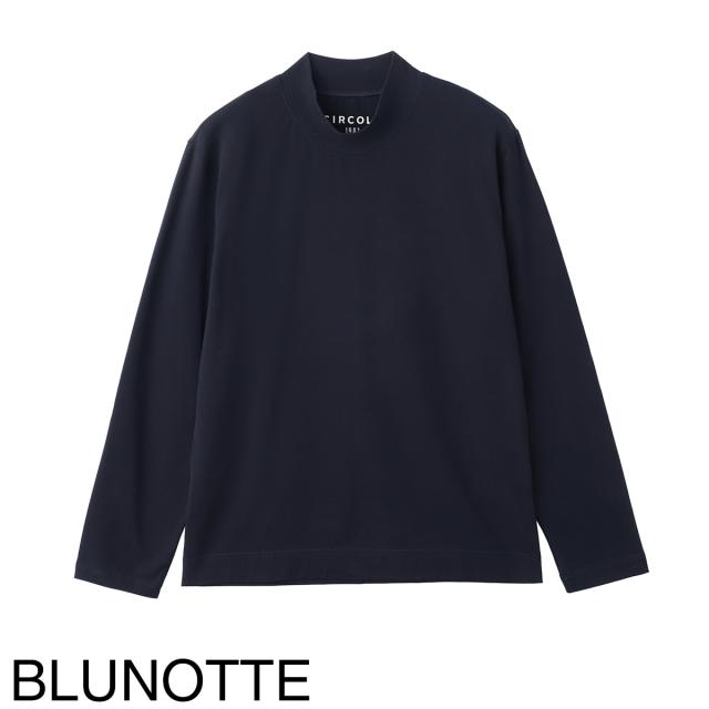 チルコロ CIRCOLO 1901 モックネックカットソー メンズ MOCKNECK JERSEY CASHMERE TOUCH カシミアタッチ_12