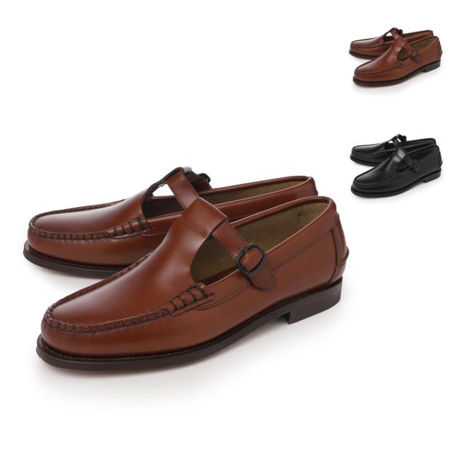 [あす着] ヘリュー HEREU ローファー Tバーローファー メンズ ALBER