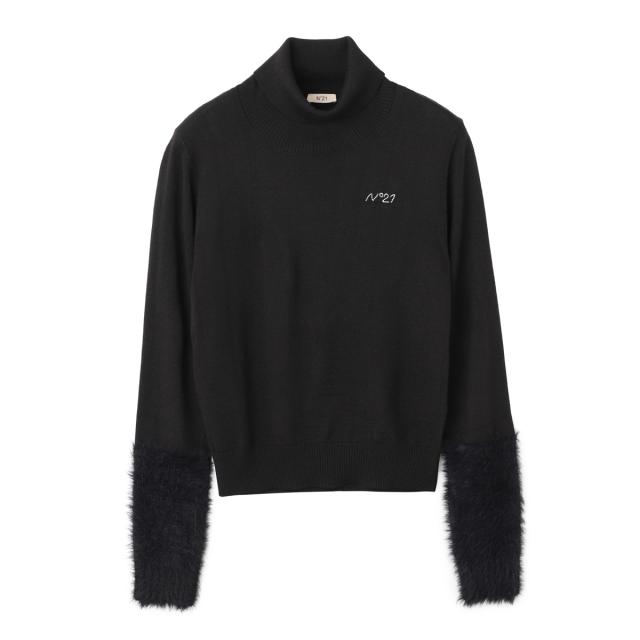 [あす着] ヌメロヴェントゥーノ N°21 タートルネックニット KIDS キッズ ガールズ レディース