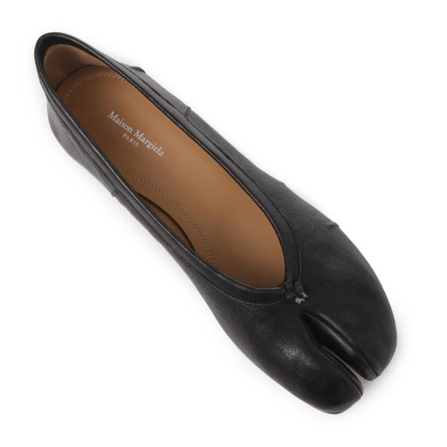 Maison Margiela ブラック Tabi バレリーナ シューズ38 Maison Margiela/メゾン マルジェラ 'Tabi' ballet newシューズ