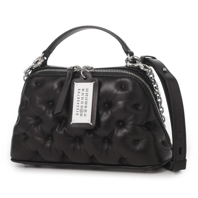 [あす着] メゾンマルジェラ Maison Margiela ハンドバッグ 2WAY ショルダーバッグ GLAM SLAM EMBROIDERY TRAPEZOID BAG