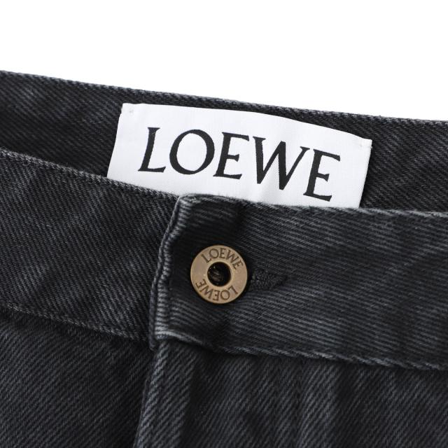ロエベ LOEWE ボタンフライジーンズ バギージーンズ メンズ ANAGRAM BAGGY JEANS_6