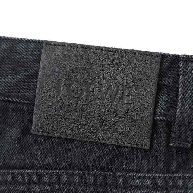 ロエベ LOEWE ボタンフライジーンズ バギージーンズ メンズ ANAGRAM BAGGY JEANS_8