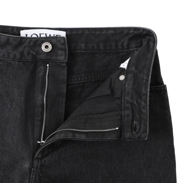 ロエベ LOEWE ジップフライジーンズ バギージーンズ レディース ANAGRAM BAGGY JEANS AF_3