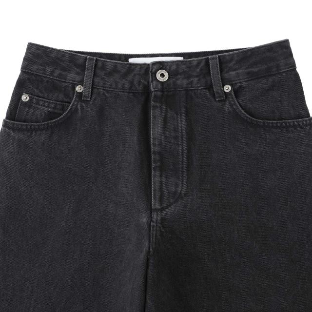 ロエベ LOEWE ジップフライジーンズ バギージーンズ レディース ANAGRAM BAGGY JEANS AF_4