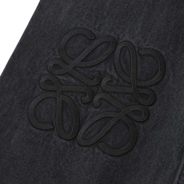 ロエベ LOEWE ジップフライジーンズ バギージーンズ レディース ANAGRAM BAGGY JEANS AF_9