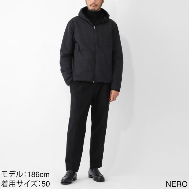 あす着] ヘルノ HERNO ボアジャケット ボアブルゾン メンズ