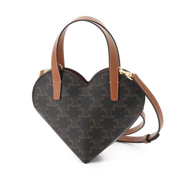 [あす着] セリーヌ CELINE ハンドバッグ 3WAY ミニバッグ レディース TEEN COEUR CELINE TRIOMPHE CANVAS