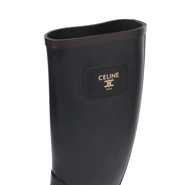 あす着] セリーヌ CELINE レインブーツ レディース HIGH BOOT 35