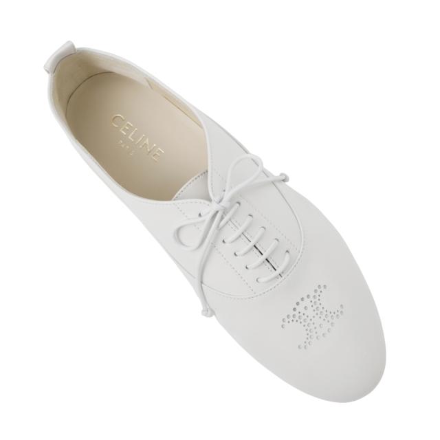 あす着] セリーヌ CELINE レースアップシューズ フラットシューズ