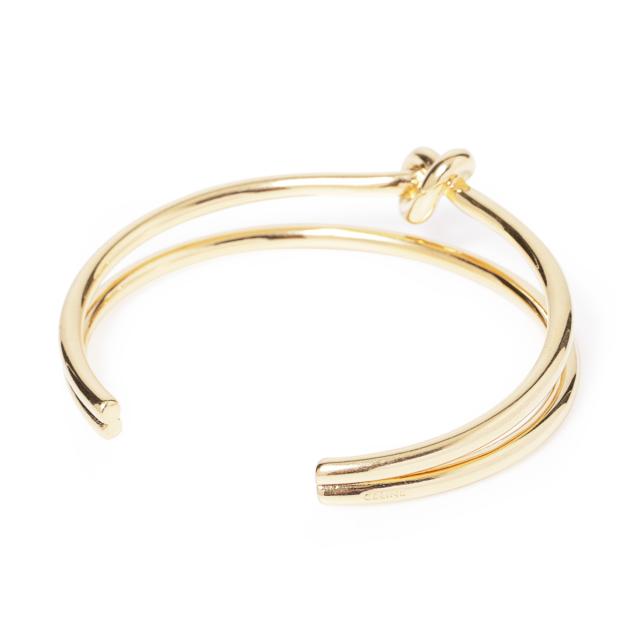 セリーヌ CELINE バングル ブレスレット レディース KNOT DOUBLE CUFF_2