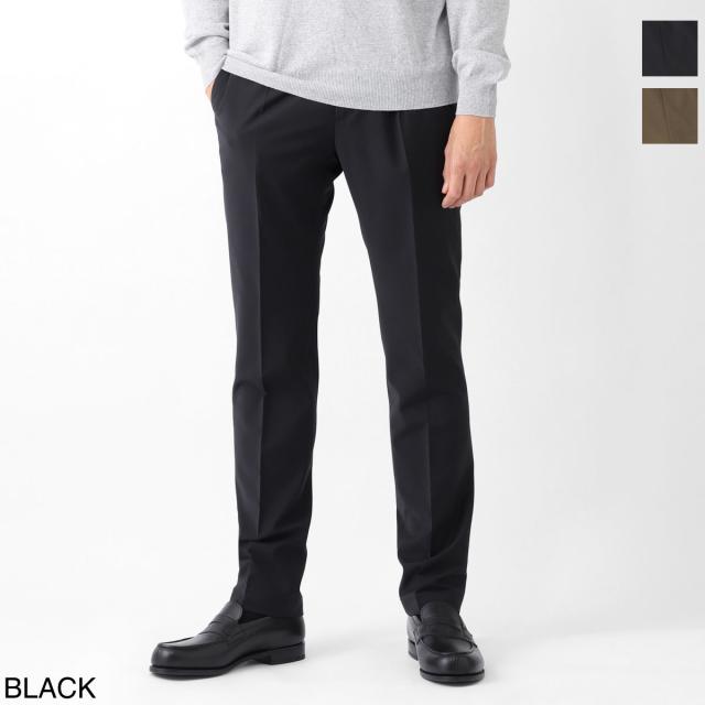 [あす着] ベルウィッチ BERWICH スラックス ウールパンツ メンズ BERTO WOOL POLY STRETCH