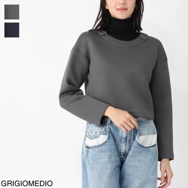 [あす着] エスマックスマーラ S Max Mara クルーネック 長袖Tシャツ レディース CRINE