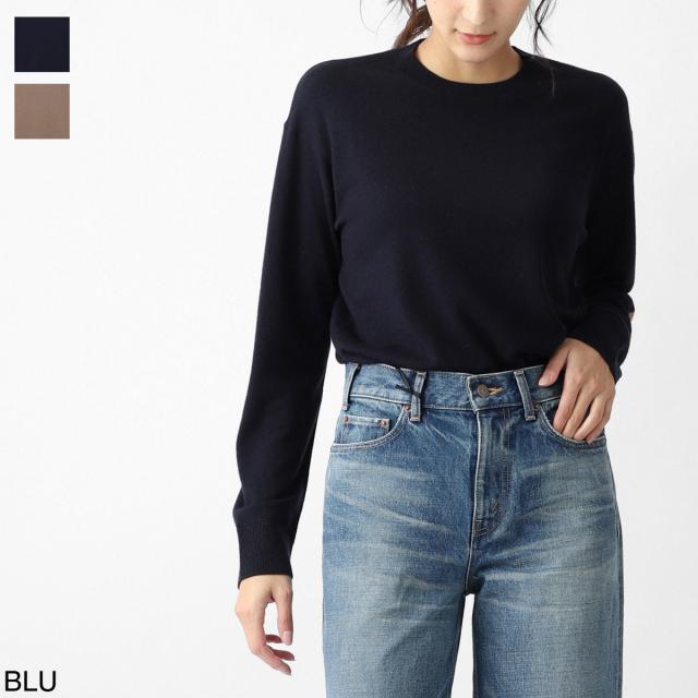 [あす着] エスマックスマーラ S Max Mara クルーネックニット レディース ECO