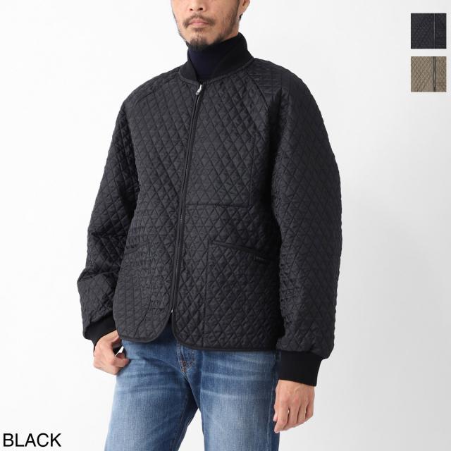 [あす着] ラベンハム LAVENHAM キルティングジャケット ボンバージャケット メンズ Black Edition Lightweight Zipped Bomber Jacket