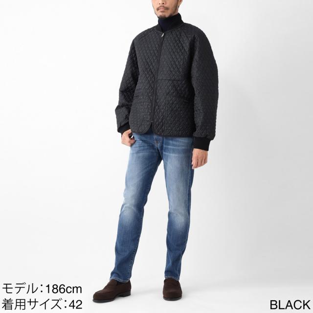ラベンハム LAVENHAM キルティングジャケット ボンバージャケット メンズ Black Edition Lightweight Zipped Bomber Jacket_3