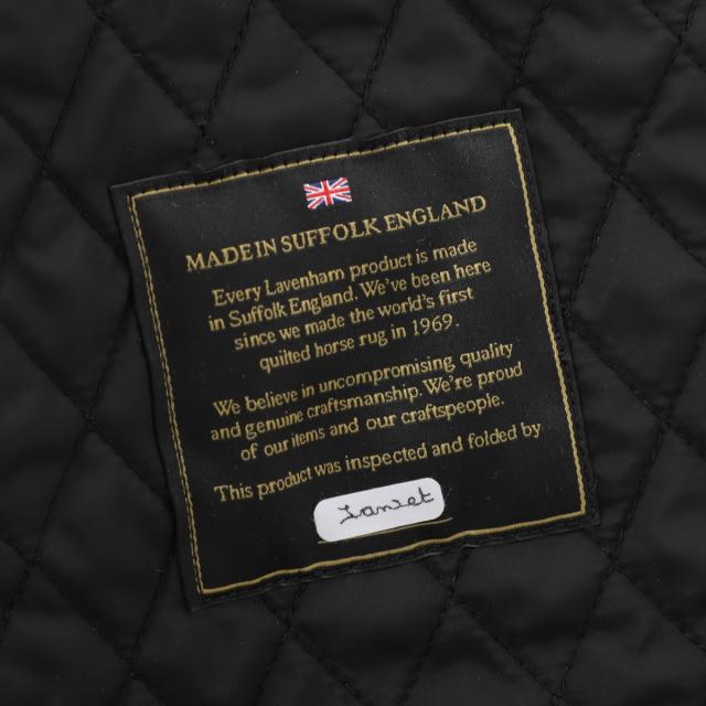 ラベンハム LAVENHAM キルティングジャケット ボンバージャケット メンズ Black Edition Lightweight Zipped Bomber Jacket_9