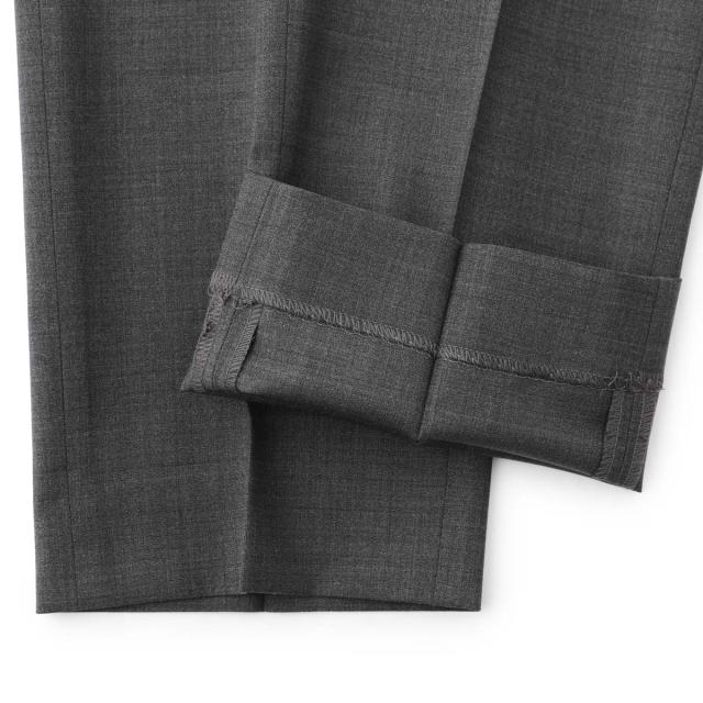 あす着] ベルウィッチ BERWICH ノープリーツ スラックス ウールパンツ