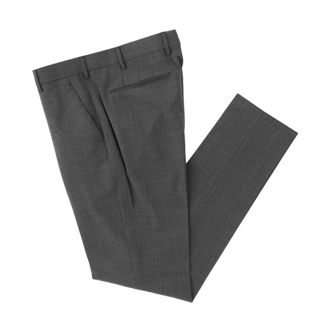 あす着] ベルウィッチ BERWICH ノープリーツ スラックス ウールパンツ