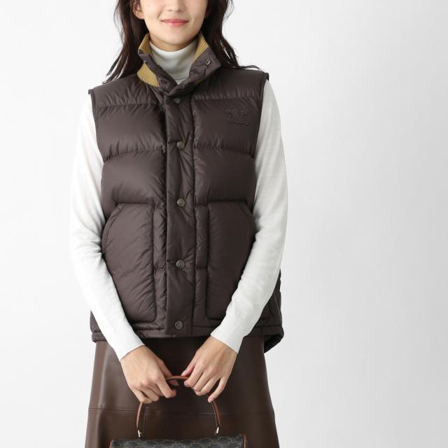 [あす着] セリーヌ CELINE ダウンベスト レディース SLEEVELESS PUFFER JACKET