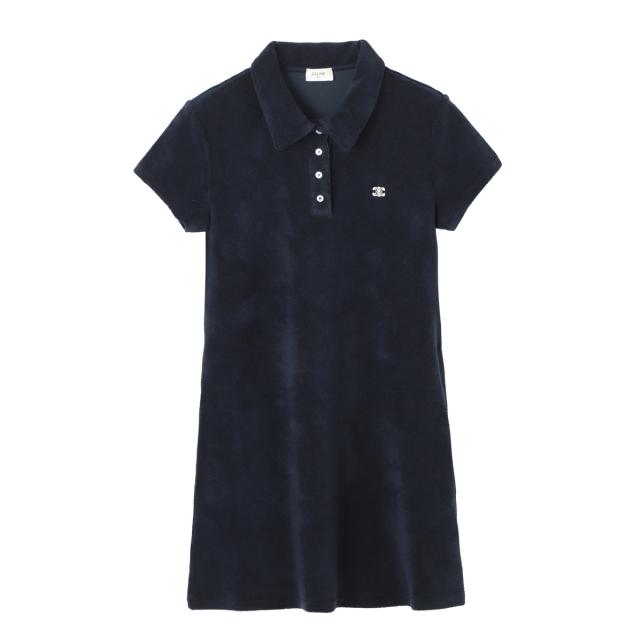 セリーヌ CELINE ミニワンピース ポロドレス レディース MINI ROBE POLO TRIOMPHE