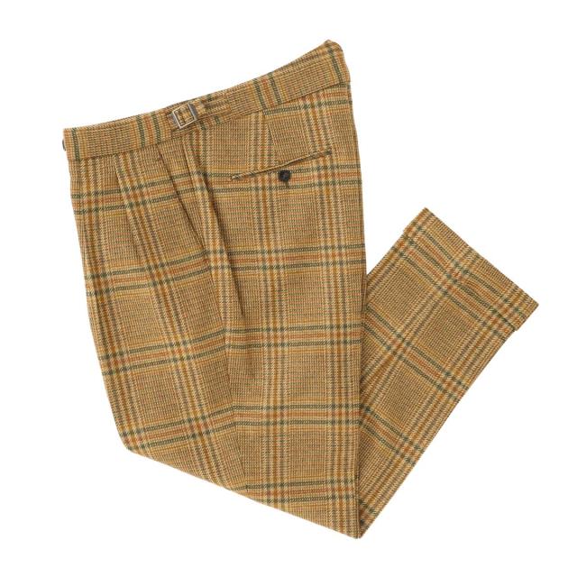 ベルウィッチ BERWICH ツープリーツ スラックス ウールパンツ メンズ