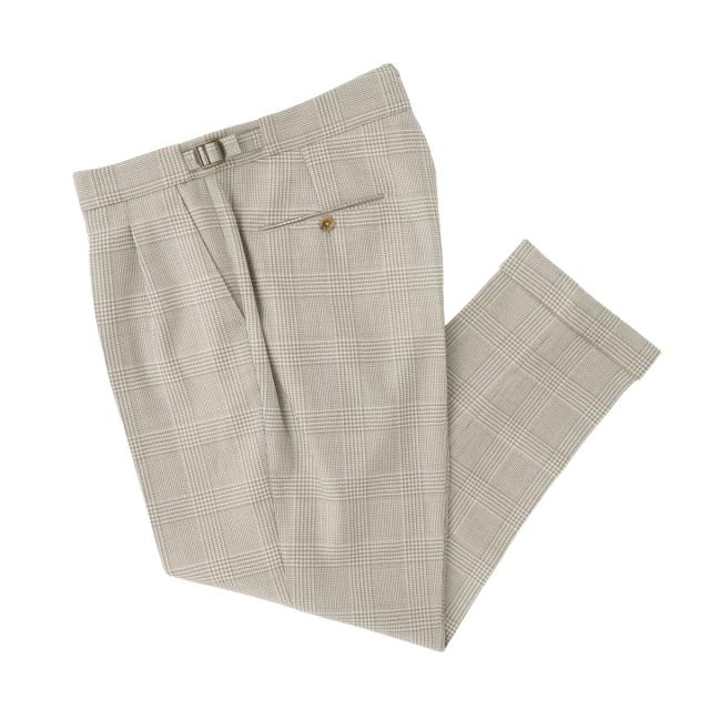 あす着] ベルウィッチ BERWICH ツープリーツ スラックス ウールパンツ