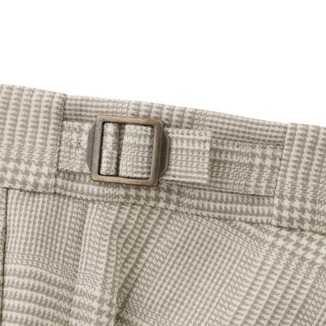 ベルウィッチ BERWICH ツープリーツ スラックス ウールパンツ メンズ SCOTCH PRINCE OF WALES WOOL_10