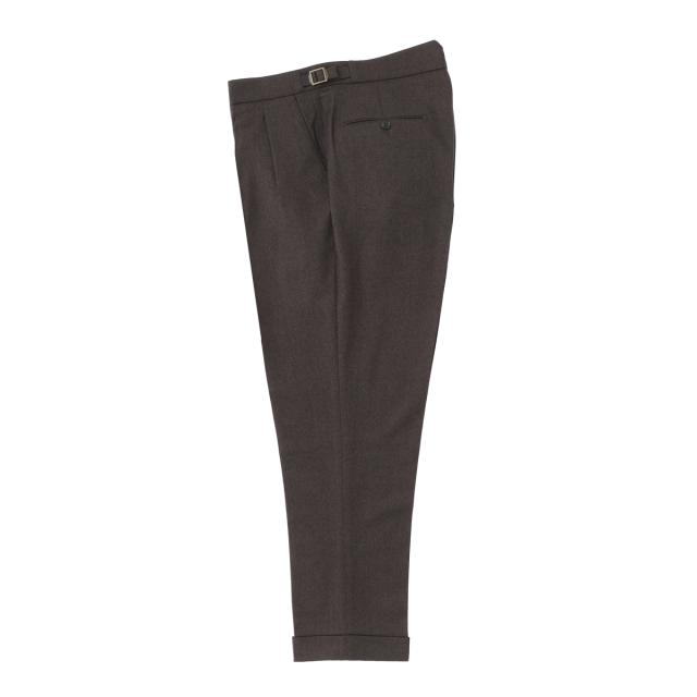 ベルウィッチ BERWICH ツープリーツ スラックス ウールパンツ メンズ