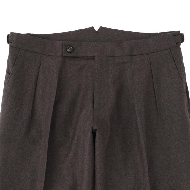 ベルウィッチ BERWICH ツープリーツ スラックス ウールパンツ メンズ