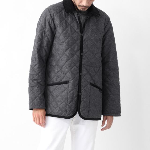 [あす着] ラベンハム LAVENHAM キルティングジャケット メンズ Wool Denham ウール デンハム