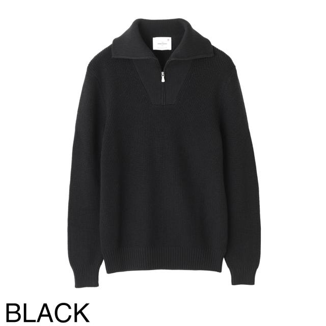 グランサッソ Gran Sasso ハーフジップニット メンズ LUPO M/L ZIP_9