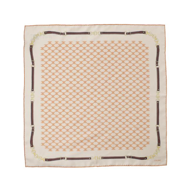 [あす着] セリーヌ CELINE バンダナ スカーフ レディース 55X55CM BANDANA