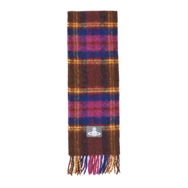 ヴィヴィアンウエストウッド Vivienne Westwood マフラー レディース CHUNKY TARTAN SCARF_3
