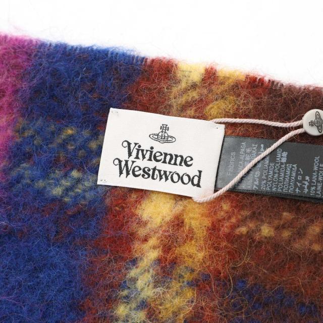 ヴィヴィアンウエストウッド Vivienne Westwood マフラー レディース CHUNKY TARTAN SCARF_8