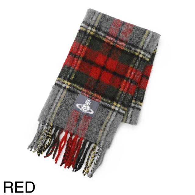 ヴィヴィアンウエストウッド Vivienne Westwood マフラー レディース CHUNKY TARTAN SCARF_10