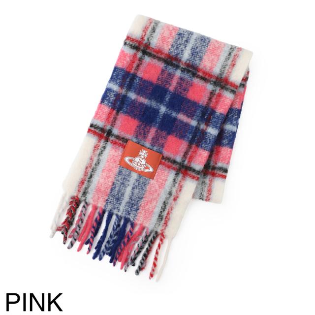 ヴィヴィアンウエストウッド Vivienne Westwood マフラー レディース CHUNKY TARTAN SCARF_12