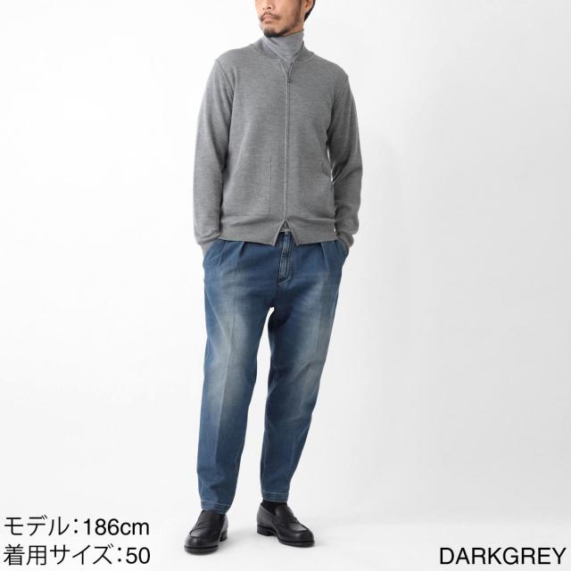 フィリッポ デ ローレンティス FILIPPO DE LAURENTIIS ジップアップ ニットブルゾン メンズ_3