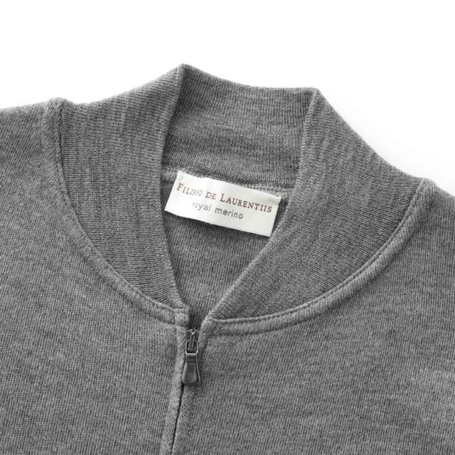 フィリッポ デ ローレンティス FILIPPO DE LAURENTIIS ジップアップ ニットブルゾン メンズ_5