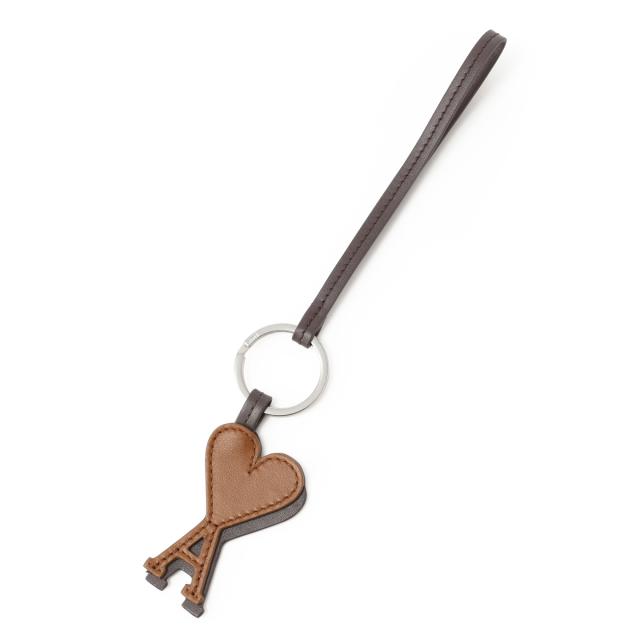 [あす着] アミ AMI キーリング バッグチャームレザー メンズ レディース AMI DE COEUR