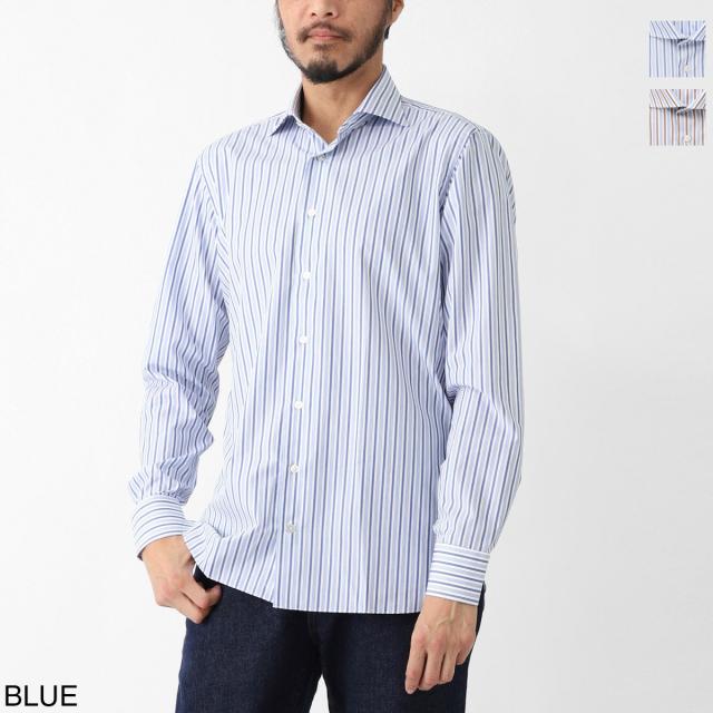 [あす着] ボリエッロ BORRIELLO ワイドカラー シャツ セミワイドカラー フレンチカラー メンズ MARECHIARO SLIM FIT